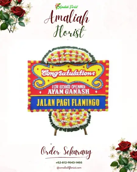 Sewa Papan Bunga Jakarta Global University Ballroom Depok